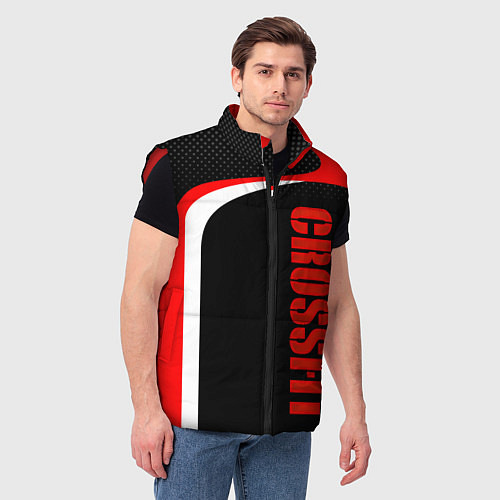 Мужской жилет CrossFit - Красный спортивный / 3D-Красный – фото 3