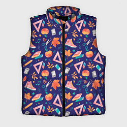 Мужской жилет Школьные атрибуты, цвет: 3D-светло-серый