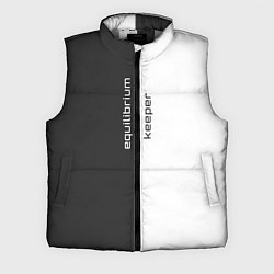 Мужской жилет Equilibrium keeper хранитель равновесия с чёрно-бе, цвет: 3D-светло-серый