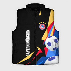 Мужской жилет Bayern munchen Sport - цветные геометрии, цвет: 3D-черный