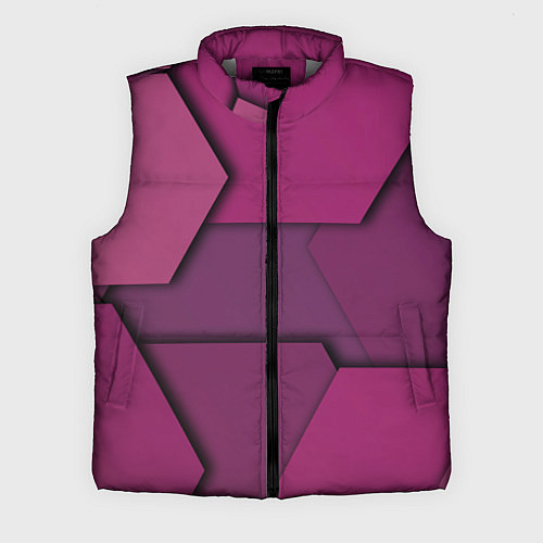 Мужской жилет Геометрические фигуры в движении / 3D-Светло-серый – фото 1