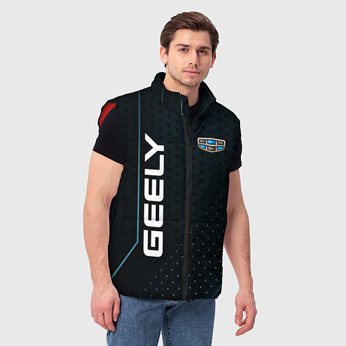 Мужской жилет Geely Абстракция / 3D-Красный – фото 3