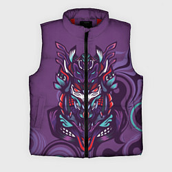 Мужской жилет Японский стиль- узорная маска, цвет: 3D-красный