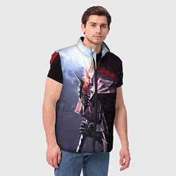 Мужской жилет Берсерк С Мечечём На Плече, цвет: 3D-красный — фото 2