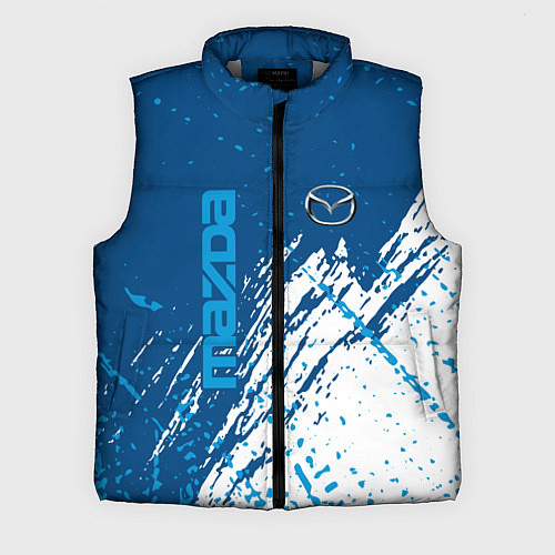 Мужской жилет Mazda - краска / 3D-Светло-серый – фото 1