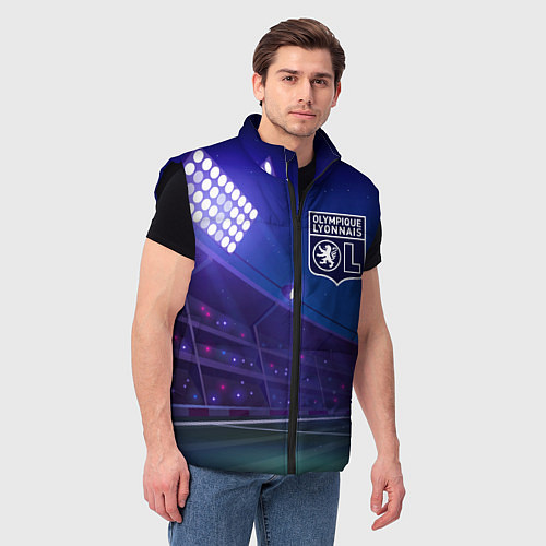 Мужской жилет Lyon ночное поле / 3D-Черный – фото 3