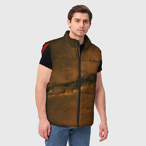 Мужской жилет Карамельная галактика / 3D-Красный – фото 3