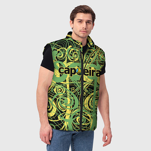 Мужской жилет Capoeira pattern / 3D-Черный – фото 3