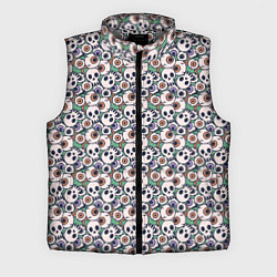 Мужской жилет Череп и глаз, цвет: 3D-светло-серый