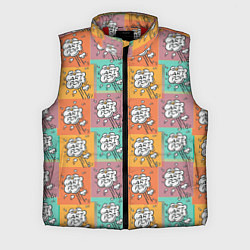 Мужской жилет Пузырь поп арт, цвет: 3D-красный