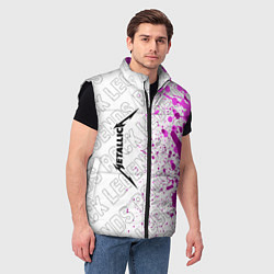 Мужской жилет Metallica rock legends: по-вертикали, цвет: 3D-черный — фото 2