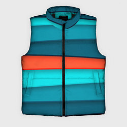 Мужской жилет Геометрические непараллельные пластины, цвет: 3D-черный