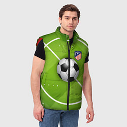 Мужской жилет Atletico madrid Мяч, цвет: 3D-красный — фото 2