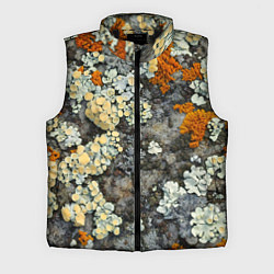Мужской жилет Лишайниковый лес, цвет: 3D-черный