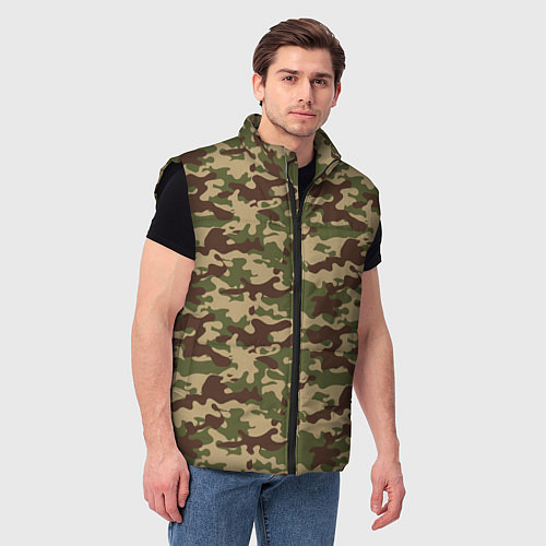 Мужской жилет Камуфляж ВСР-98 Флора / 3D-Черный – фото 3