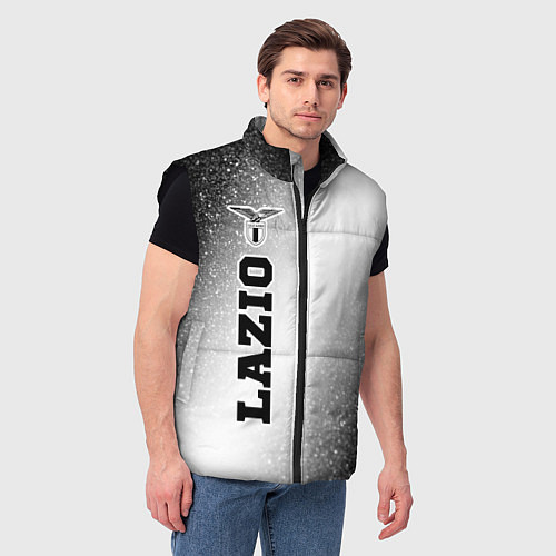 Мужской жилет Lazio sport на светлом фоне: по-вертикали / 3D-Черный – фото 3