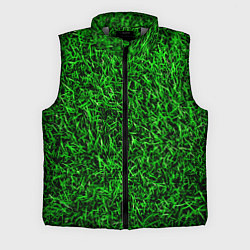 Мужской жилет Трава, цвет: 3D-светло-серый