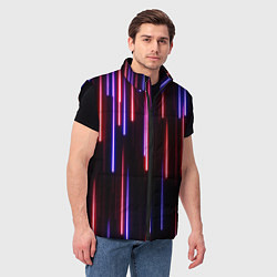 Мужской жилет Метеоритный дождь, цвет: 3D-черный — фото 2