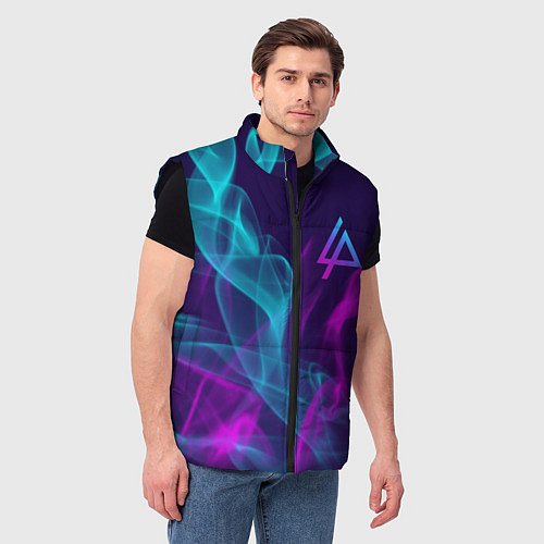 Мужской жилет LINKIN PARK / 3D-Черный – фото 3