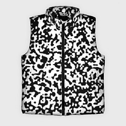 Мужской жилет Камуфляж Cowskin мелкий, цвет: 3D-черный