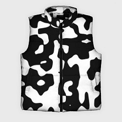 Мужской жилет Камуфляж Cowskin крупный, цвет: 3D-черный