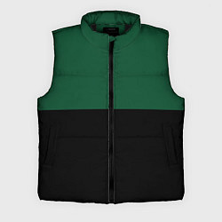 Мужской жилет Серьёзный Зелёный, цвет: 3D-черный