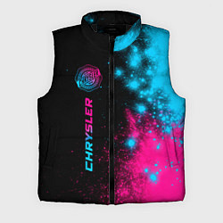 Мужской жилет Chrysler - neon gradient: по-вертикали, цвет: 3D-черный