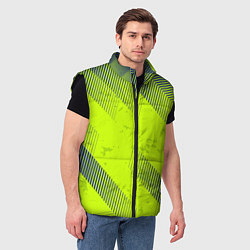 Мужской жилет Green sport style, цвет: 3D-черный — фото 2