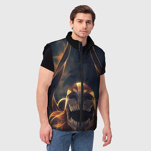 Мужской жилет Пустой - Ичиго Куросаки / 3D-Черный – фото 3
