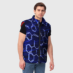 Мужской жилет Графическая химия, цвет: 3D-красный — фото 2
