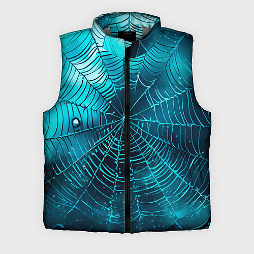 Мужской жилет Halloween паутина / 3D-Светло-серый – фото 1