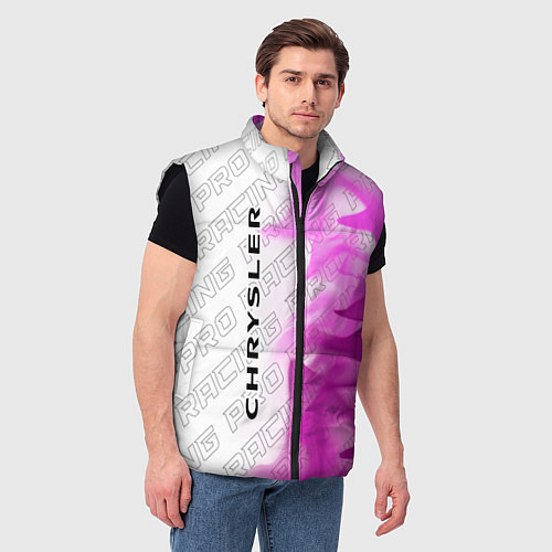 Мужской жилет Chrysler pro racing: по-вертикали / 3D-Черный – фото 3