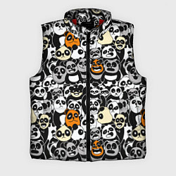 Мужской жилет Злобные панды, цвет: 3D-красный