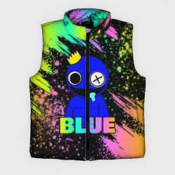 Мужской жилет Rainbow Friends - Blue, цвет: 3D-светло-серый