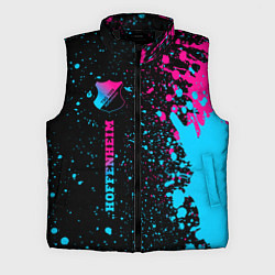 Мужской жилет Hoffenheim - neon gradient: по-вертикали, цвет: 3D-черный