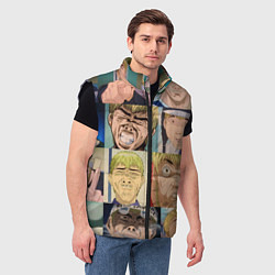 Мужской жилет Лицо ГТО, цвет: 3D-черный — фото 2