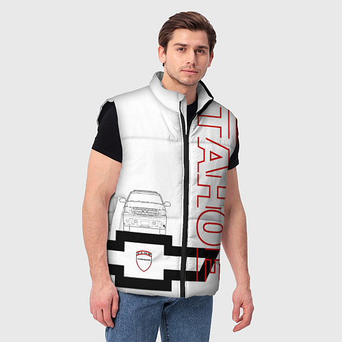 Мужской жилет Tahoe club chevrolet / 3D-Черный – фото 3