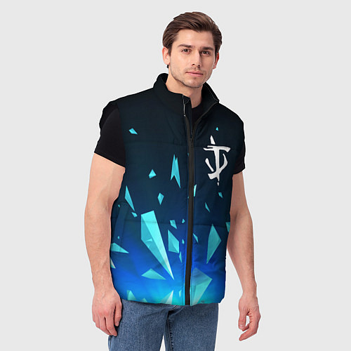 Мужской жилет Doom взрыв частиц / 3D-Черный – фото 3