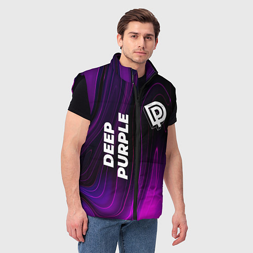 Мужской жилет Deep Purple violet plasma / 3D-Черный – фото 3