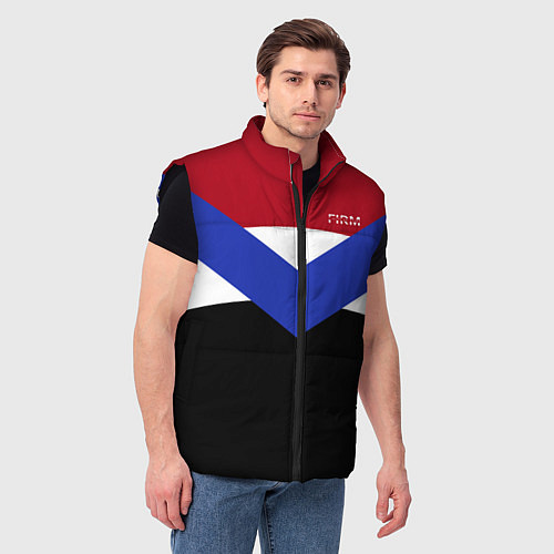 Мужской жилет FIRM как из 90х / 3D-Черный – фото 3
