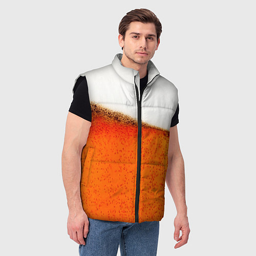 Мужской жилет Тёмное пиво / 3D-Черный – фото 3