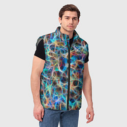 Мужской жилет Нейро космос, цвет: 3D-светло-серый — фото 2