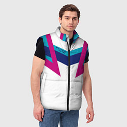 Мужской жилет FIRM белый спортик, цвет: 3D-черный — фото 2