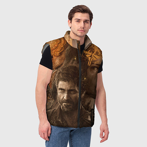 Мужской жилет Джоэл и Элли - The Last of Us / 3D-Светло-серый – фото 3