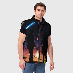 Мужской жилет Мицуха Миямидзу, цвет: 3D-светло-серый — фото 2