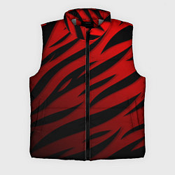 Мужской жилет Красный градиент - языки пламени, цвет: 3D-светло-серый