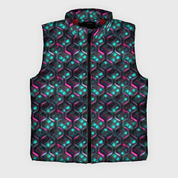 Мужской жилет Неоновая кольчуга, цвет: 3D-красный