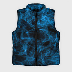 Мужской жилет Синий дым текстура, цвет: 3D-черный
