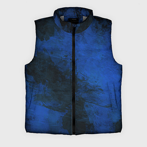 Мужской жилет Синий дым / 3D-Светло-серый – фото 1