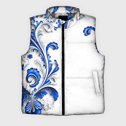 Мужской жилет Русские узоры, цвет: 3D-светло-серый